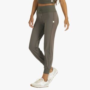 Vuori Daily High Rise Jogger Leggings Large Oregano Green